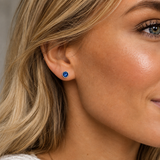 Silver Crystal Birthstone Earrings