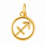 Zodiac Charm In Yellow Gold Vermeil