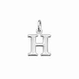 Silver Letter Charm