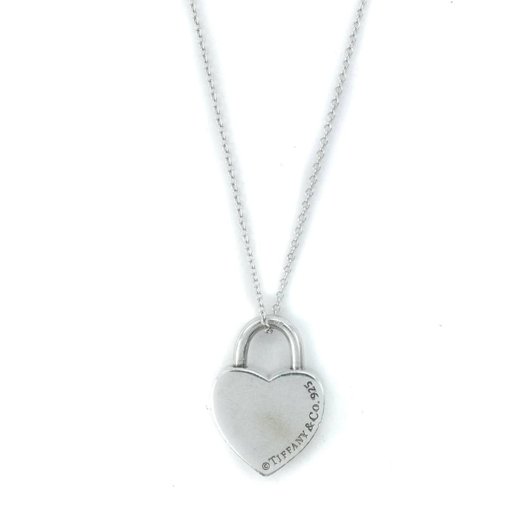 Tiffany & Co. シルバー ハートチャーム Tiffany & Co Return To Tiffany Heart Padlock Sterling Silver