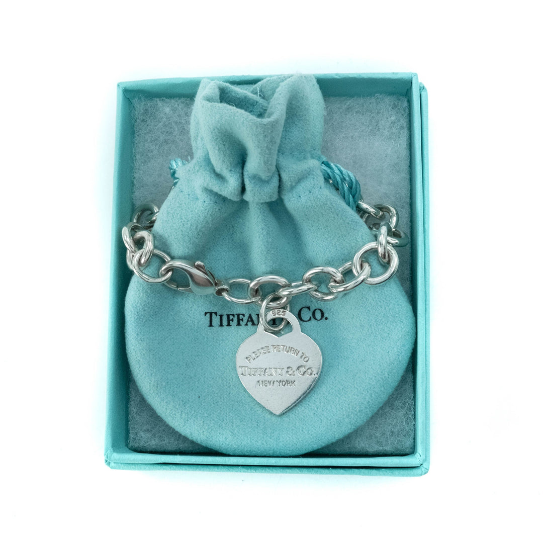 Tiffany & Co Return To Tiffany Sterling Silver Heart Tag Charm