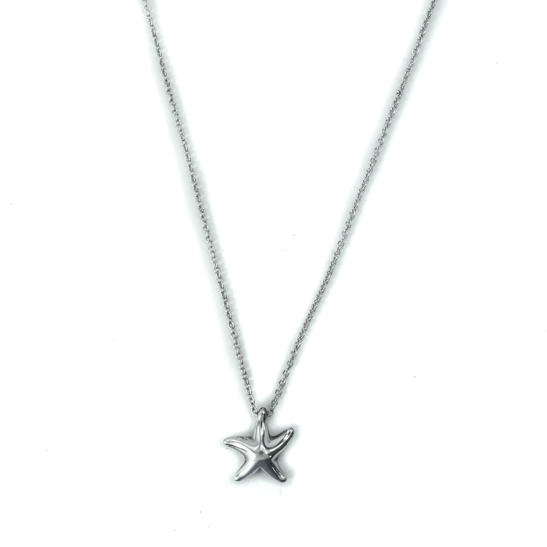 Tiffany & Co Elsa Peretti Starfish Pendant Sterling Silver