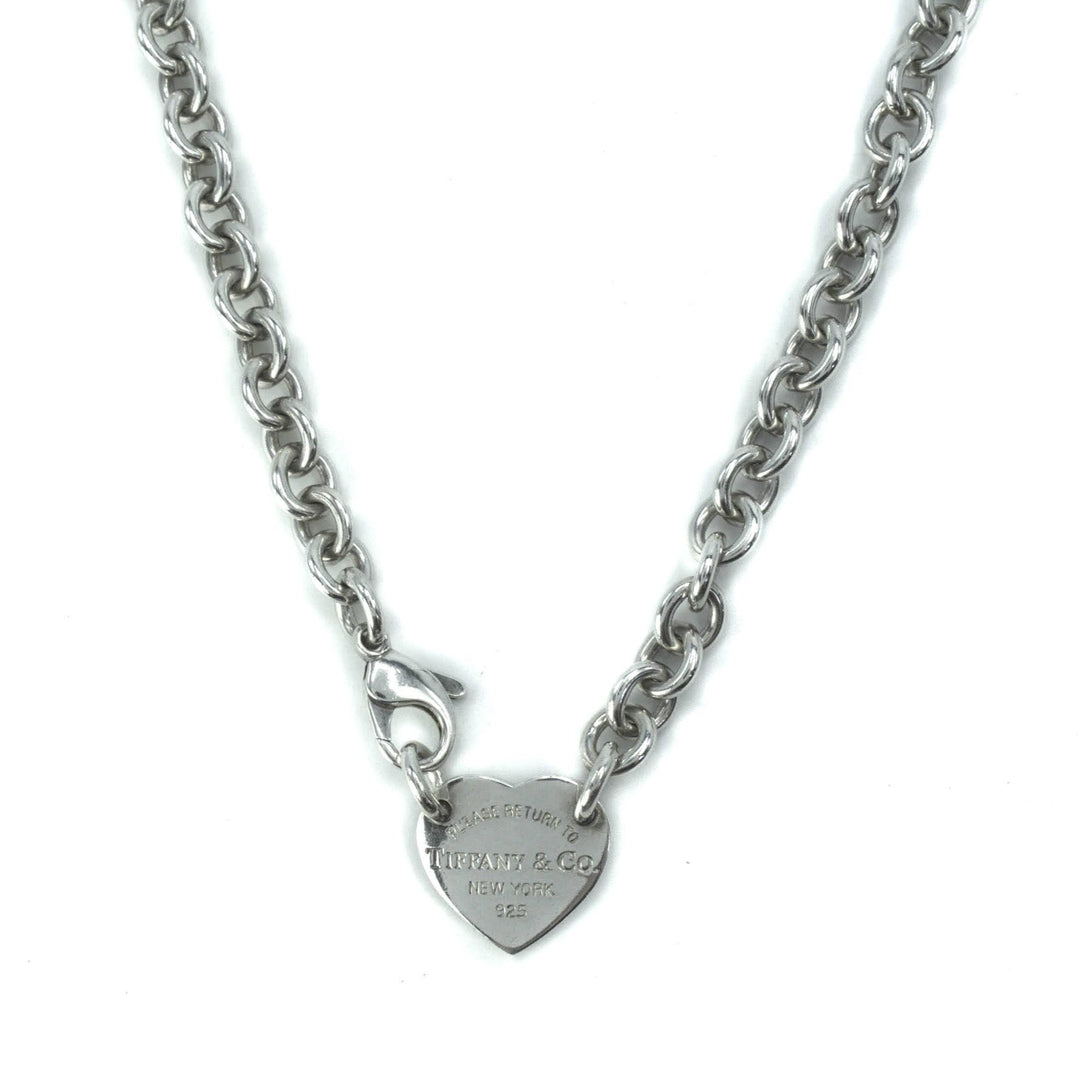 Return To newest Tiffany & Co Heart Necklace Silver 925