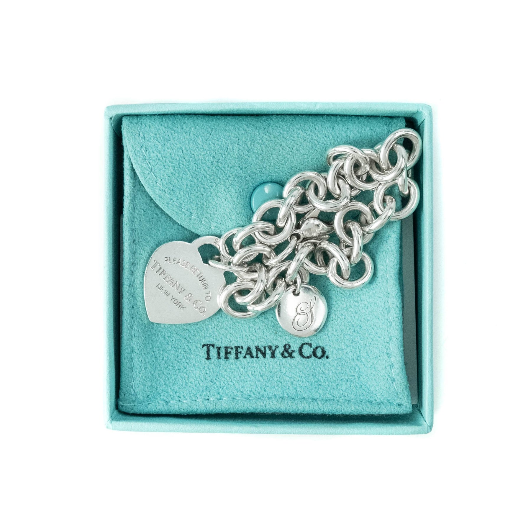 Tiffany Co Return To Tiffany Charm Sterling Silver Heart Tag