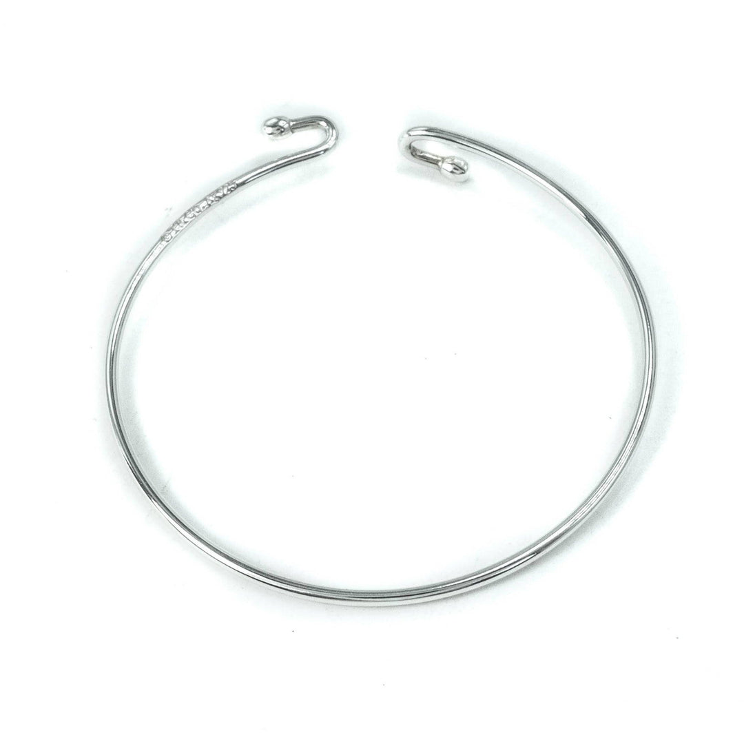 Tiffany & Co Wire Hook Sterling Silver Bangle – Foxhills Jewellers Ltd