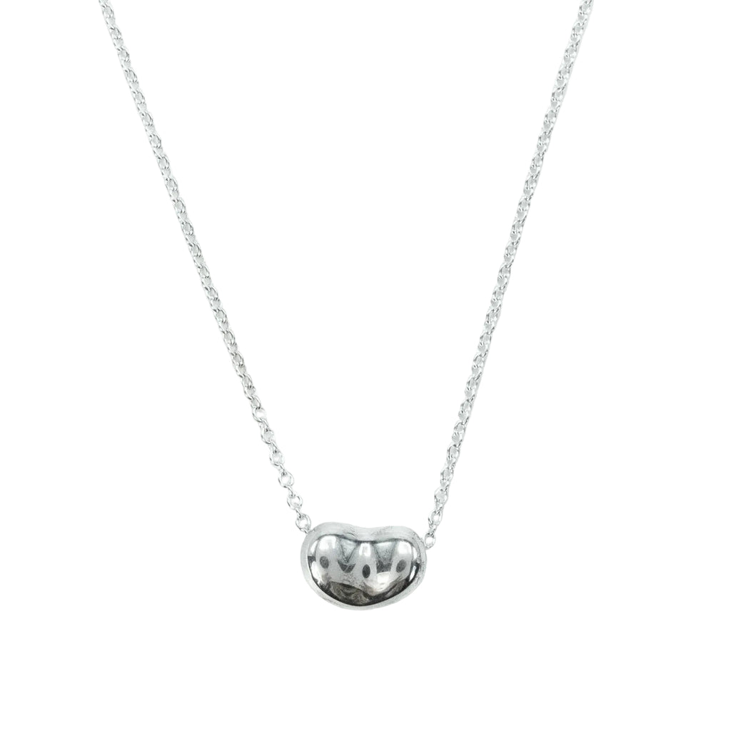 Tiffany & Co Elsa Peretti Bean Design 12mm Sterling Silver Pendant