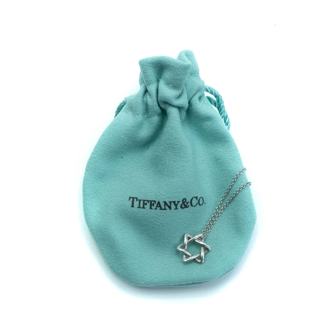 Tiffany & Co Elsa Peretti Star Of David Sterling Silver Pendant