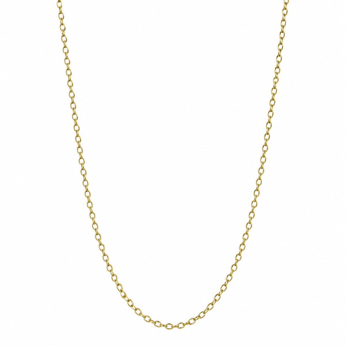 Gold Vermeil Trace Chain - 18"
