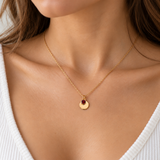 Gold Crystal Birthstone Necklace