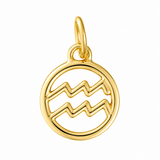 Zodiac Charm In Yellow Gold Vermeil