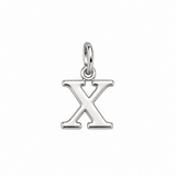 Silver Letter Charm