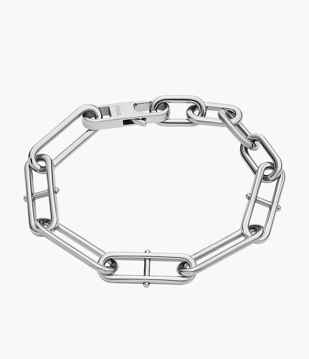 Fossil Heritage D-Link Stainless Steel Chain Bracelet – Foxhills