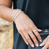 Silver Ball Link Bracelet