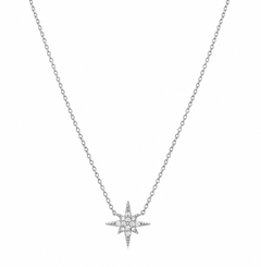 Silver Celestial Star Necklace