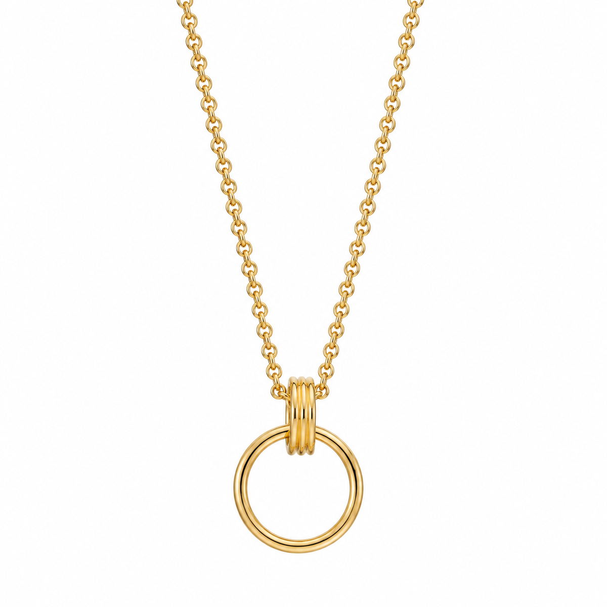 Gold Charm Collector Necklace