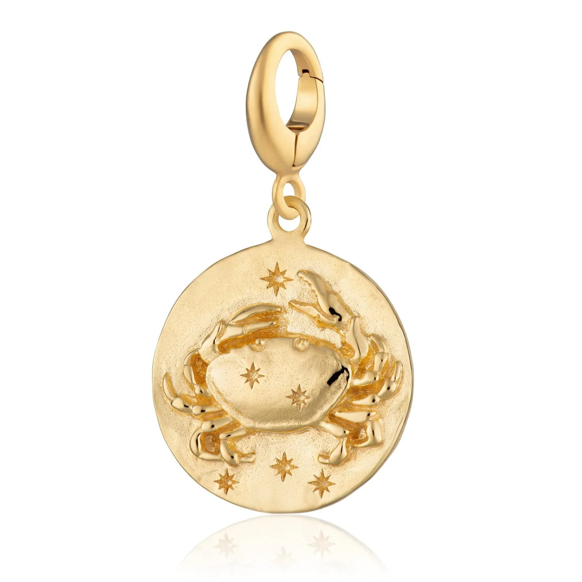 Gold Zodiac Charm - Lobster Clasp