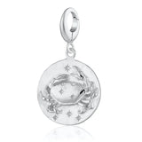 Silver Zodiac Charm - Lobster Clasp
