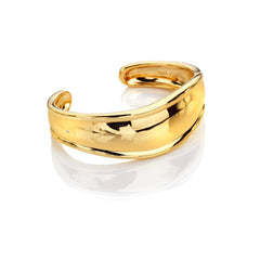 Hot Diamonds Yellow Gold Bone Cuff Bangle