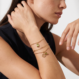 Rectangular Birthstone Gold Vermeil Charm