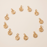 Zodiac Charm In Yellow Gold Vermeil