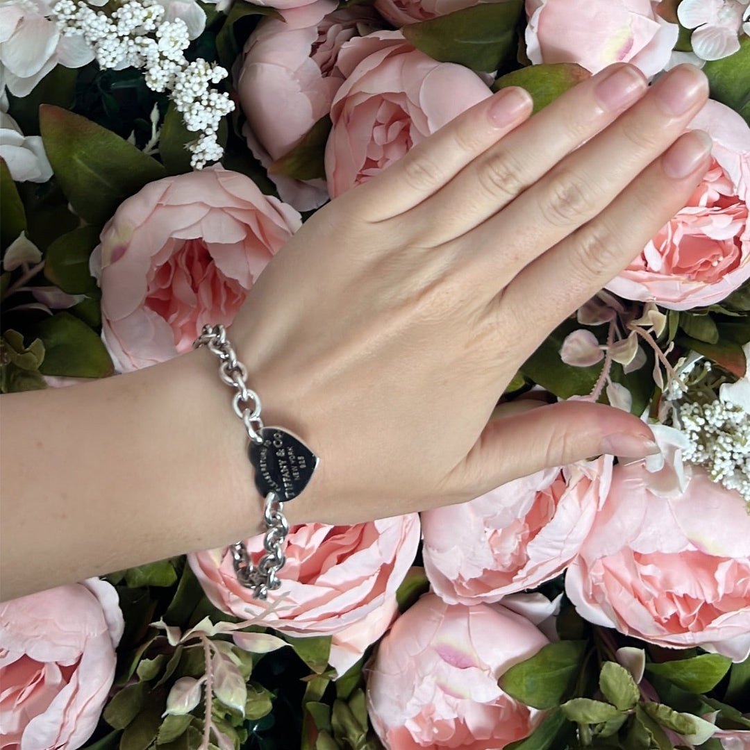 Tiffany & Co Return To Tiffany Heart Tag Sterling Silver Bracelet