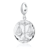 Silver Zodiac Charm - Lobster Clasp