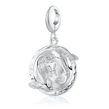 Silver Zodiac Charm - Lobster Clasp