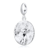 Silver Zodiac Charm - Lobster Clasp