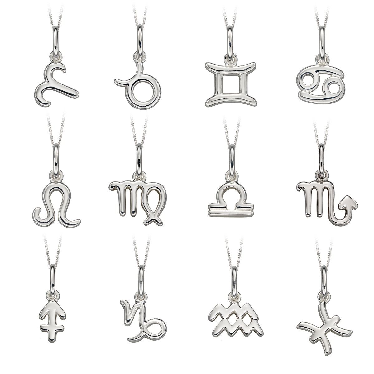 Silver Zodiac Pendant